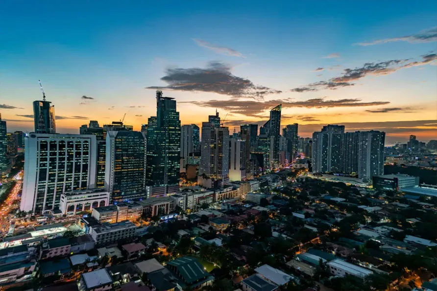 フィリピンの夜景