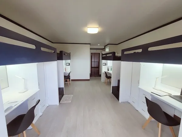 内部寮:4人部屋 | BECI ベシスパルタキャンパス